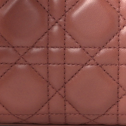 Christian Dior Lambskin Cannage Small Lucky Badges My Lady Dior Petale Brique 10 of 14