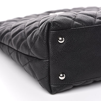 Chanel Caviar Quilted Large CC Shopping Tote Black 8 of 11