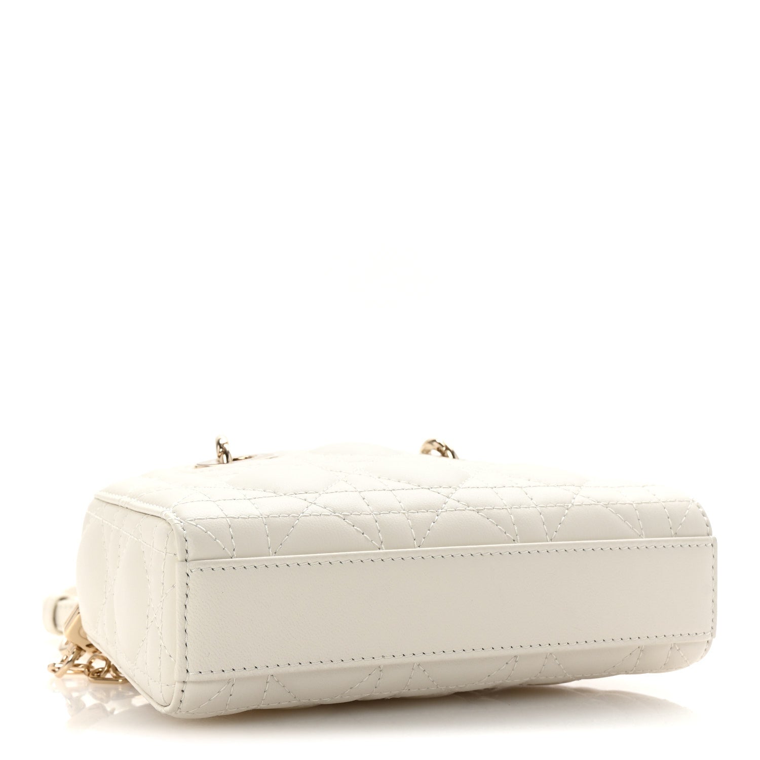 Christian Dior Lambskin Cannage Micro Lady D-Joy Latte 4 of 11