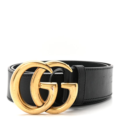 Gucci Calfskin Double G 40mm Belt 80 32 Black 1 of 6