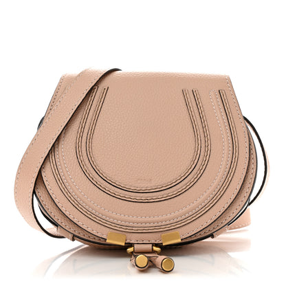 Chloe Grained Calfskin Small Marcie Saddle Bag Blush Nude 1 of 13