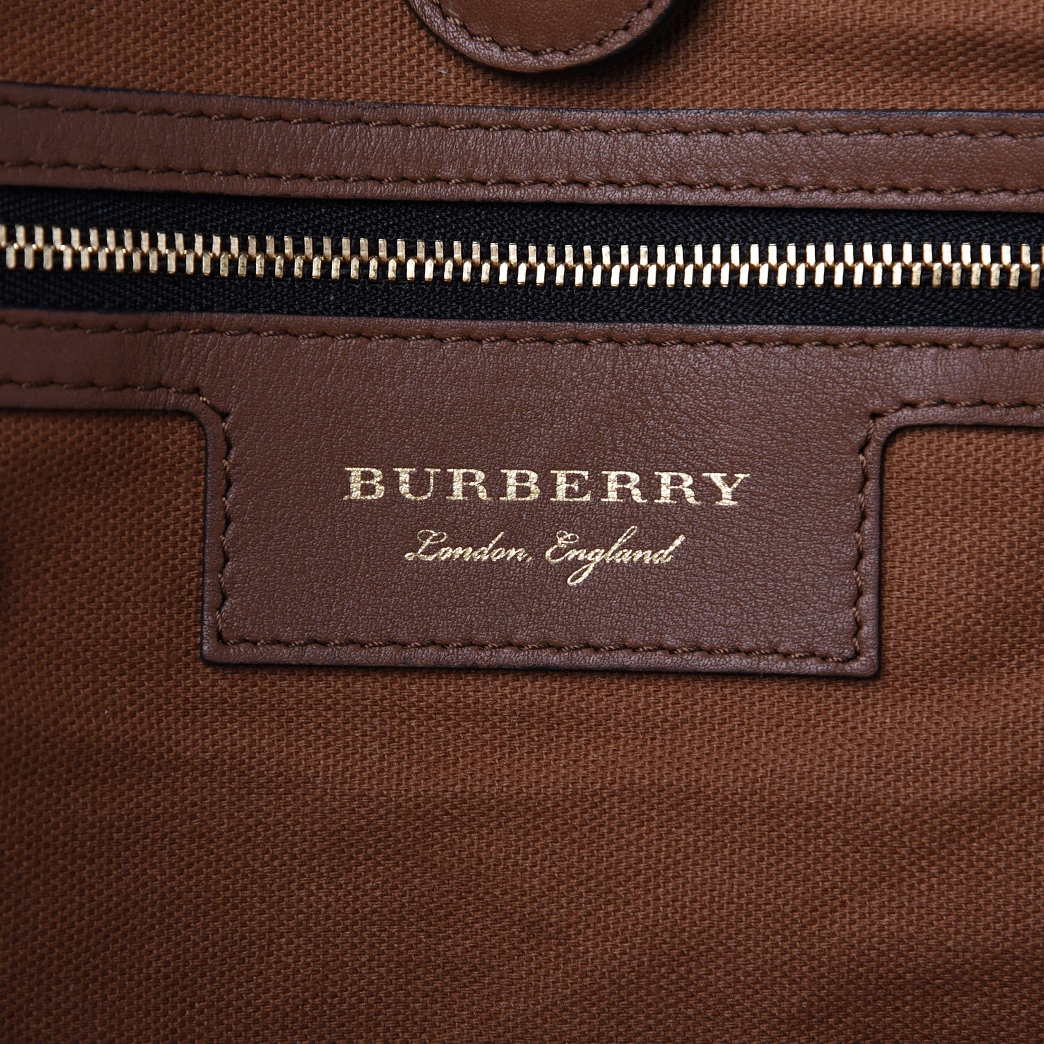 Burberry Horseferry Check Small Canterbury Tote Tan 6 of 8