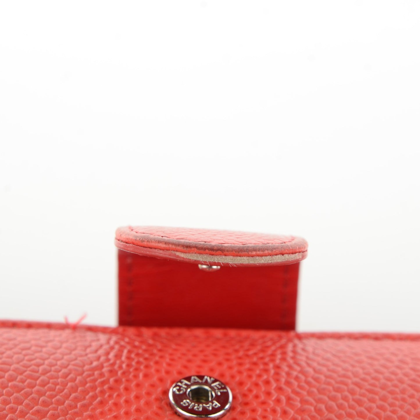 Caviar Timeless CC L-Zip Pocket Wallet Red
