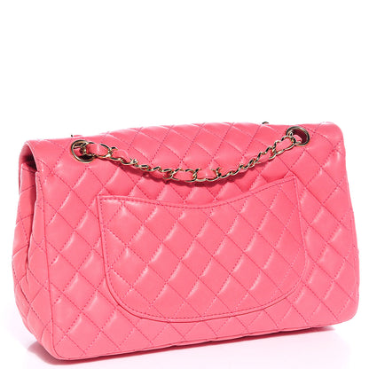 Chanel Lambskin Quilted Valentine Charms Medium Single Flap Pink 3 of 7