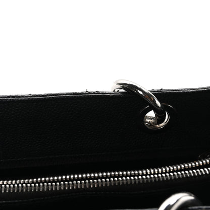 Chanel Caviar Quilted Grand Shopping Tote GST Black 11 of 12