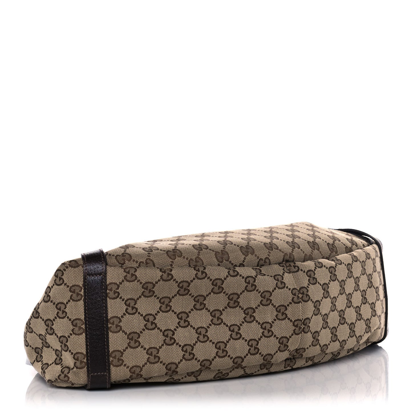 Monogram Medium Abbey Shoulder Bag Dark Brown