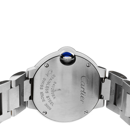 Cartier Stainless Steel Diamond 28mm Ballon Bleu De Cartier Quartz Watch 4 of 5