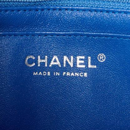 Chanel Lambskin Quilted Mini Square Flap Blue 6 of 11