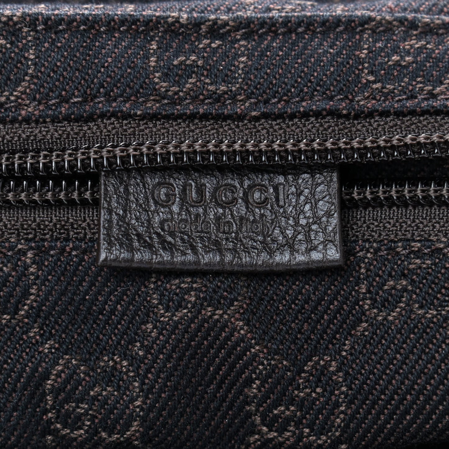 Denim Monogram Large Collapsible Travel Tote Dark Brown