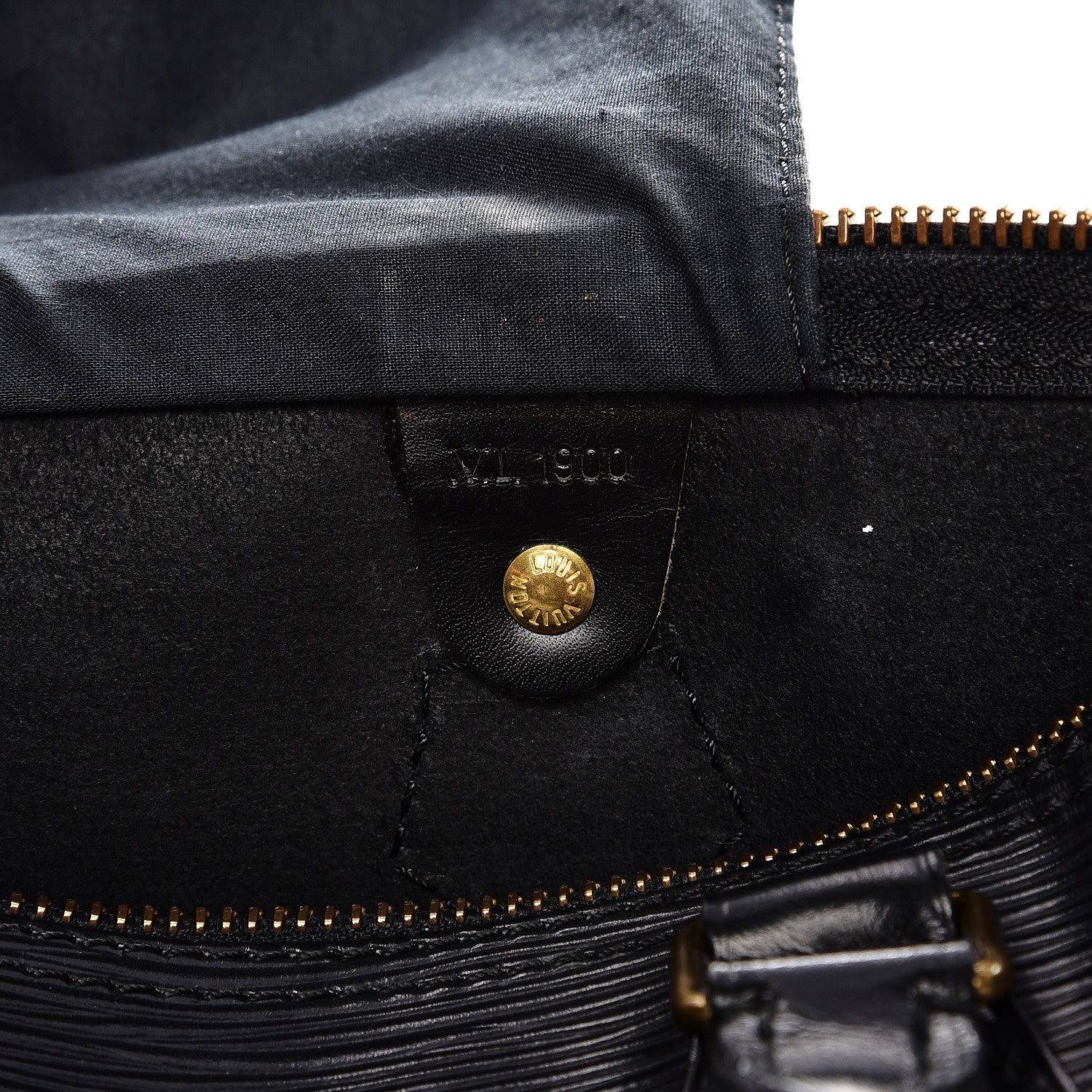 Louis Vuitton Epi Speedy 30 Black 6 of 14