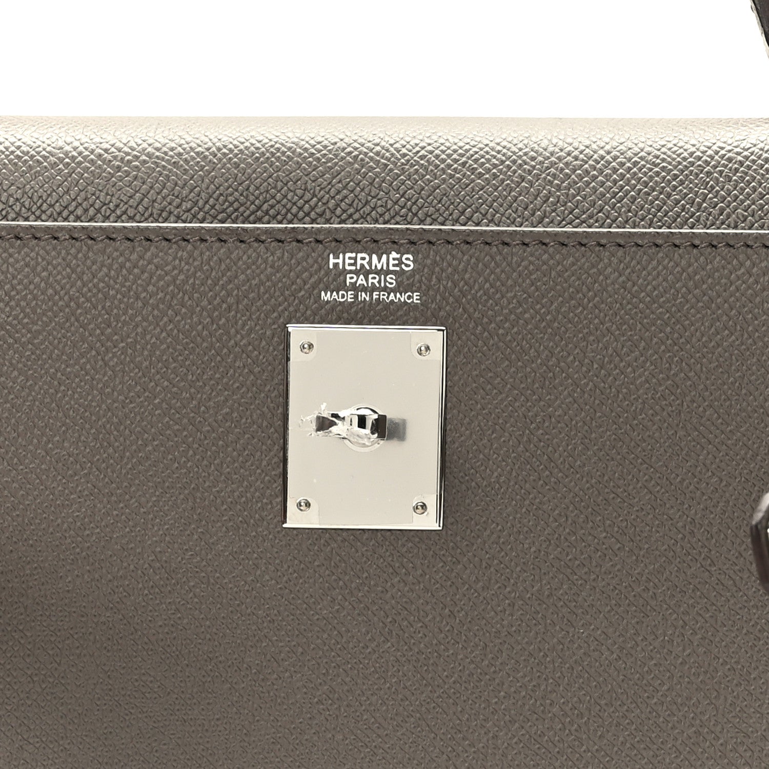 Hermes Epsom Kelly Sellier 32 Etain 6 of 9