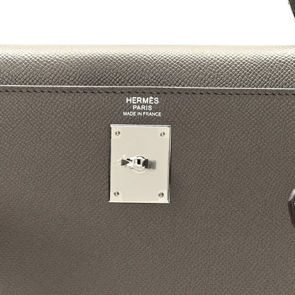Hermes Epsom Kelly Sellier 32 Etain 6 of 9
