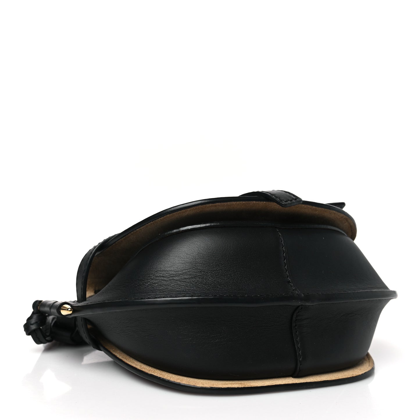 Calfskin Jacquard Mini Gate Dual Bag Black