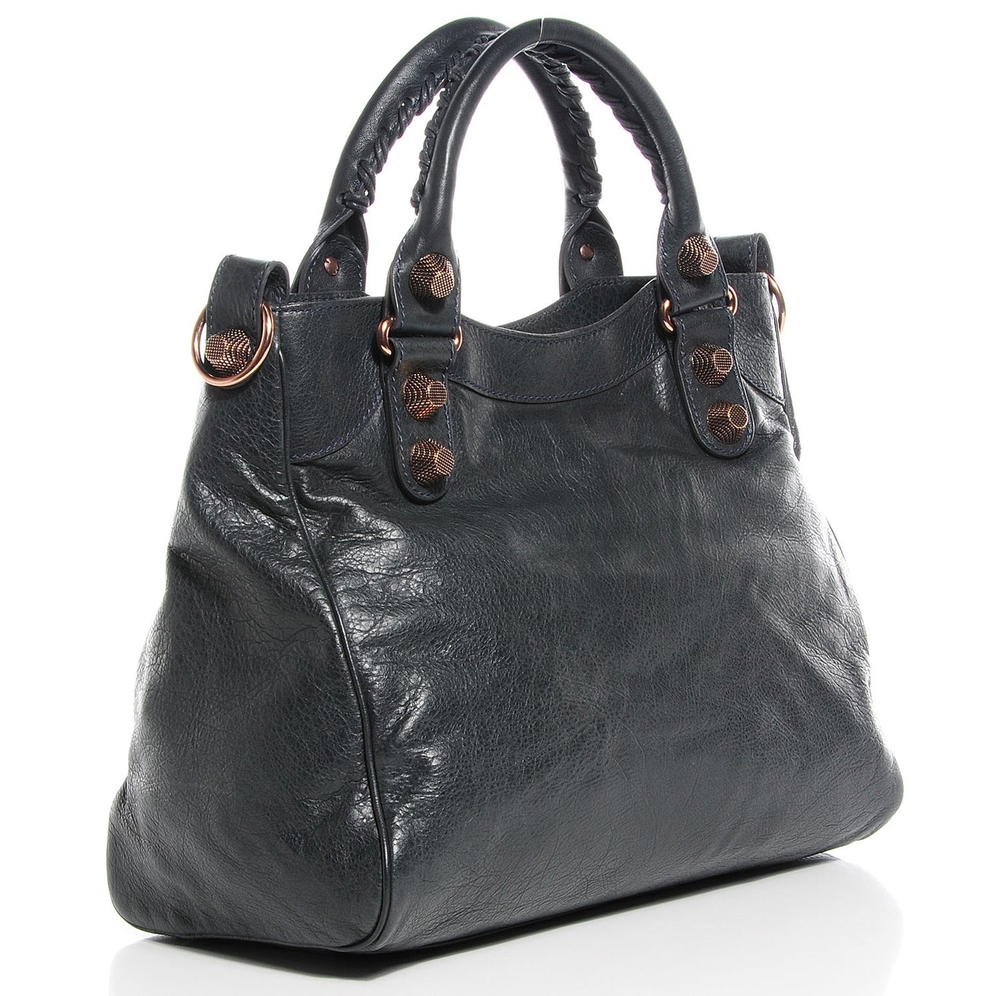 Agneau Giant 21 Rose Gold Hardware Velo Anthracite