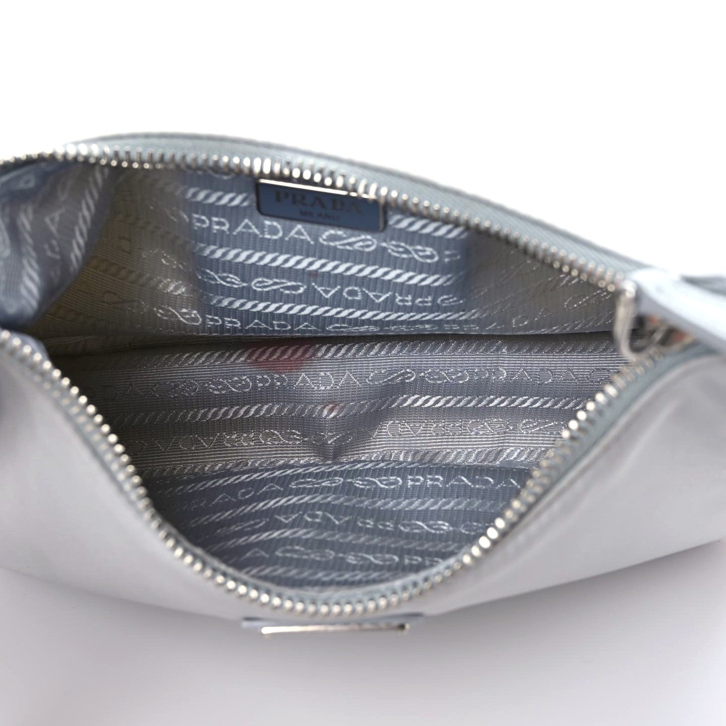 Prada Re-Nylon Saffiano Re-Edition 2005 Shoulder Bag Fiordaliso 16 of 19