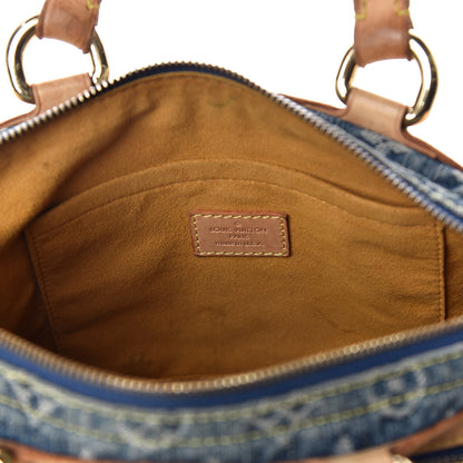 Louis Vuitton Monogram Denim Neo Speedy Blue 6 of 29