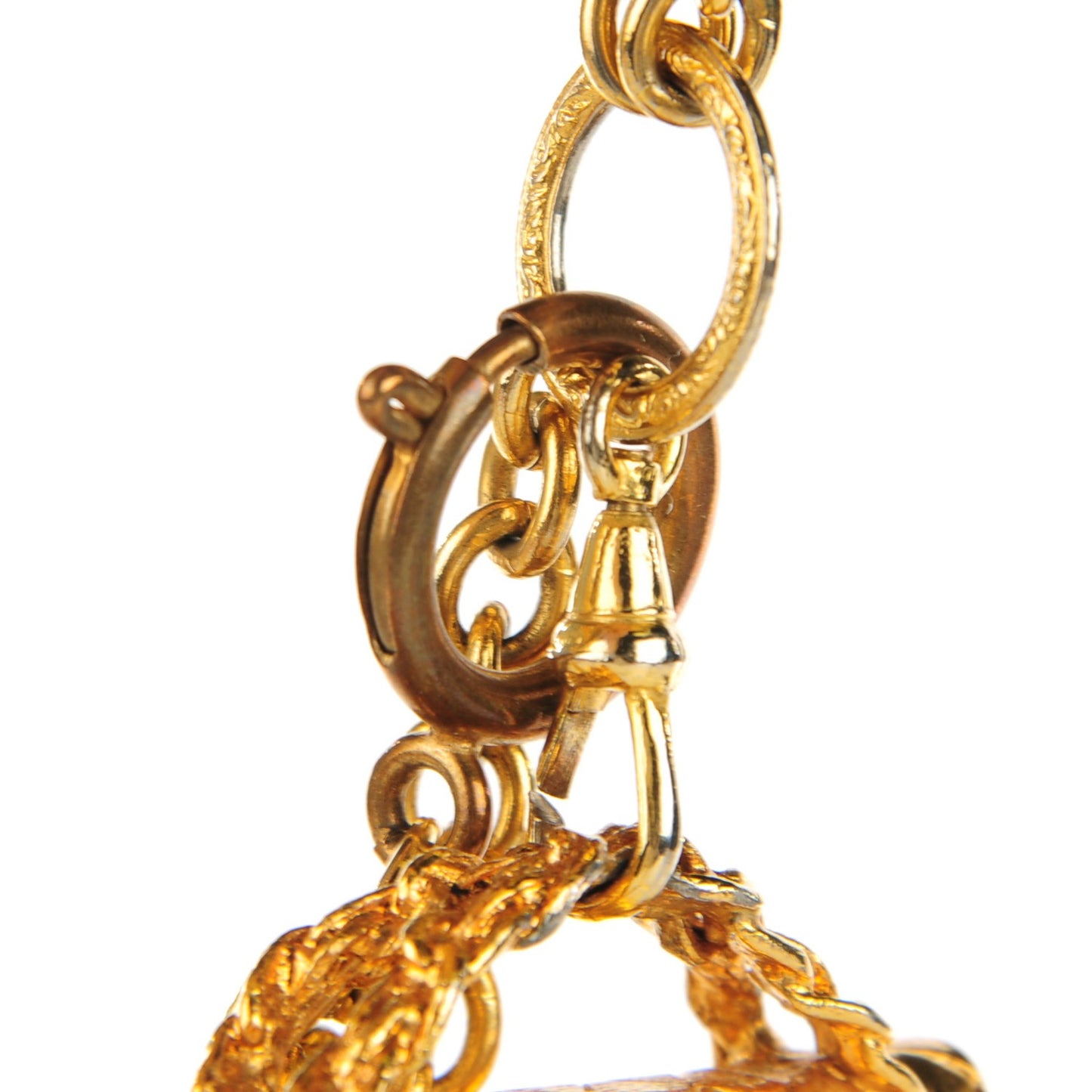 2.55 Flap Bag Necklace Gold