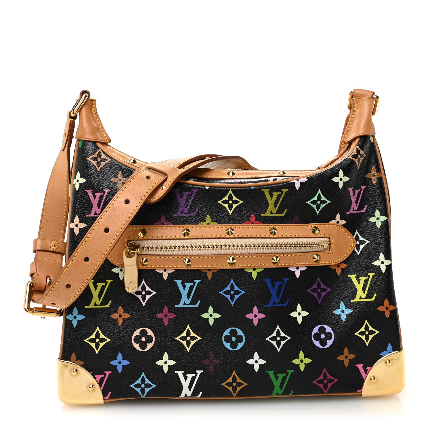 Louis Vuitton Monogram Multicolor Boulogne Black 1 of 10