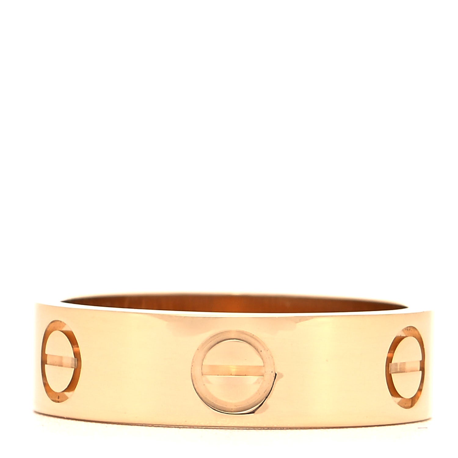 Cartier 18K Yellow Gold 5.5mm LOVE Ring 53 6.5 3 of 5