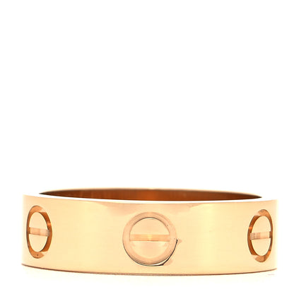 Cartier 18K Yellow Gold 5.5mm LOVE Ring 53 6.5 3 of 5