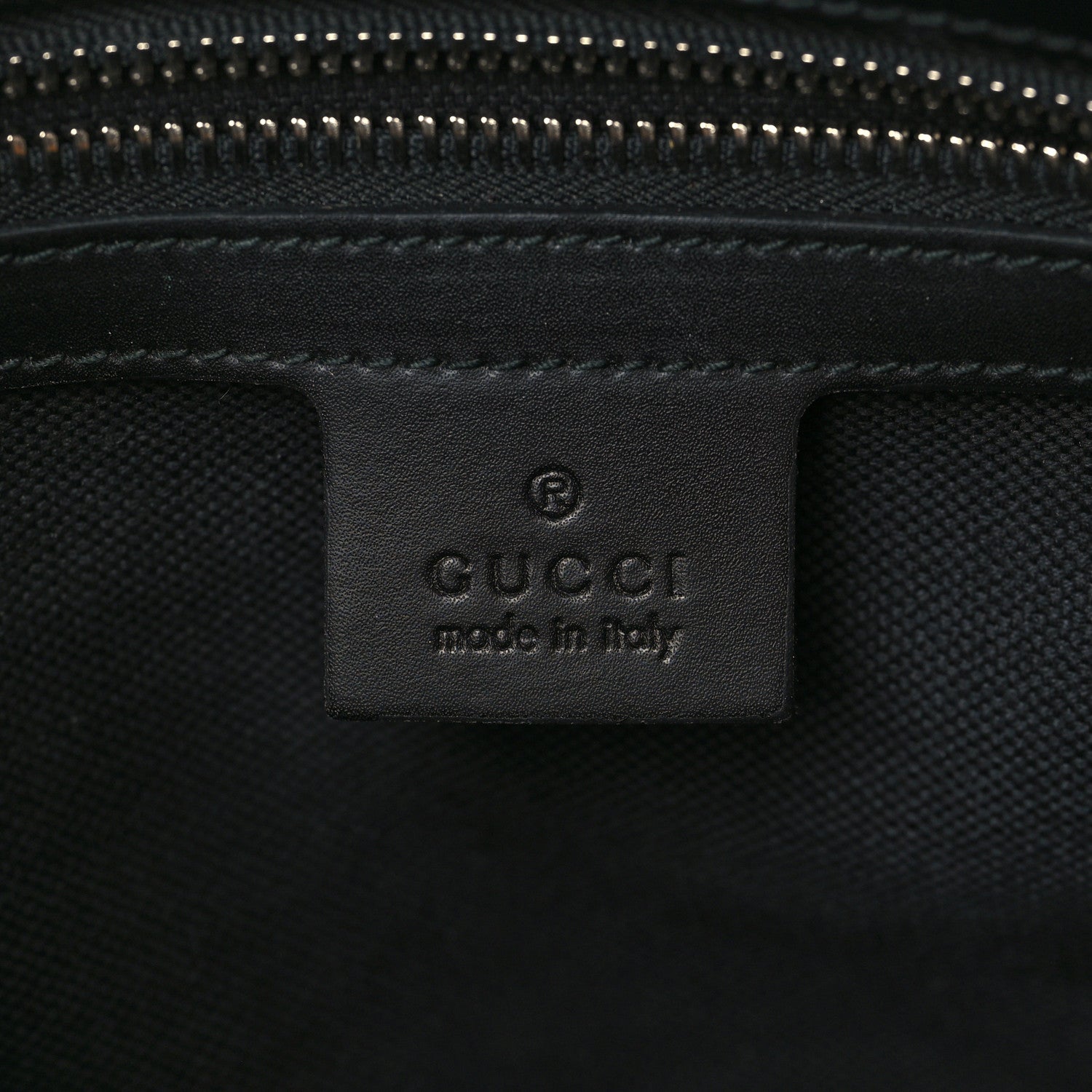 Gucci Soft GG Supreme Monogram Web Belt Bag Black Grey 6 of 7