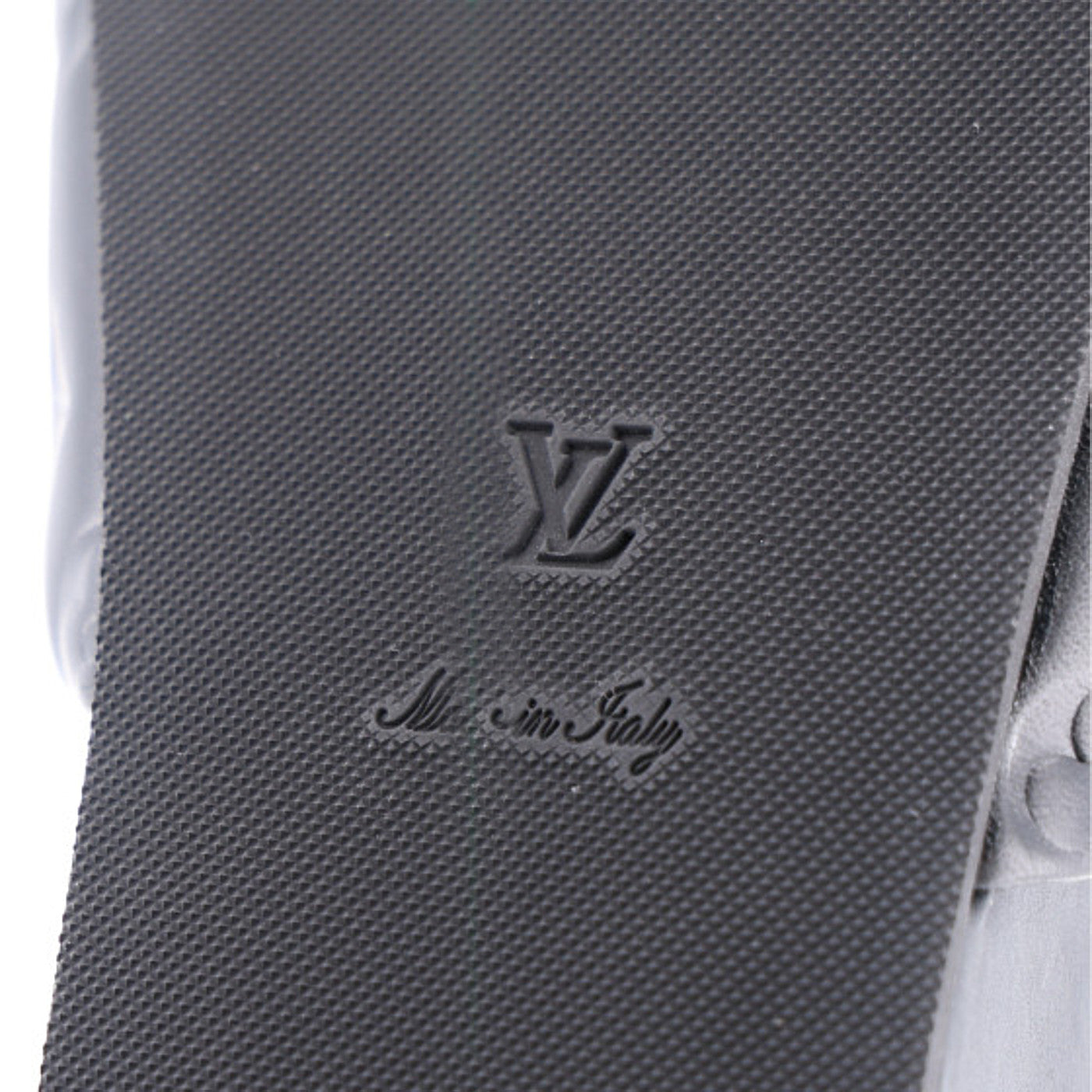 Louis Vuitton Lambskin Embossed Monogram Jumbo Flatform Mule Sandals 40 Black 9 of 10