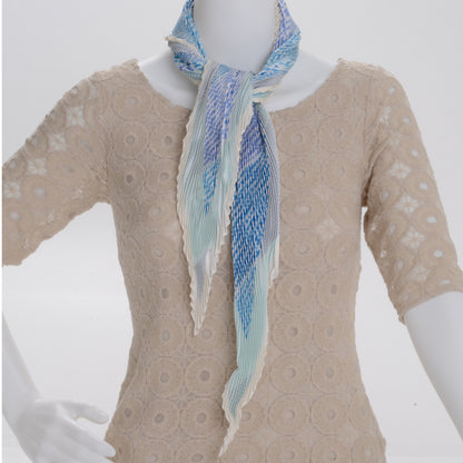 Hermes Silk Plisse H En Bias Scarf 90 5 of 7