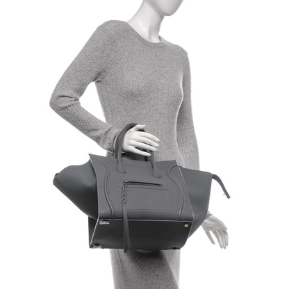 Celine Baby Grained Calfskin Medium Phantom Luggage Kohl 2 of 7