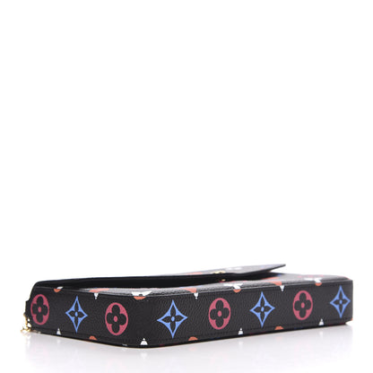 Louis Vuitton Game On Felicie Chain Wallet Black 4 of 10