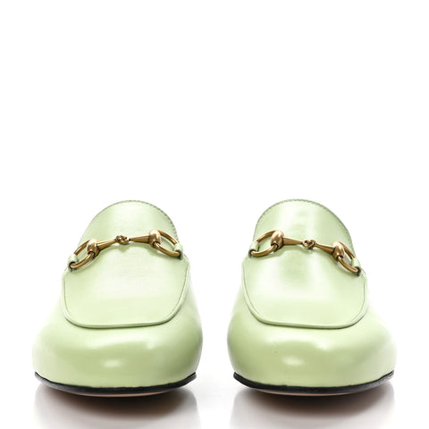 Malaga Kid Womens Princetown Slippers 37 Pistachio Green