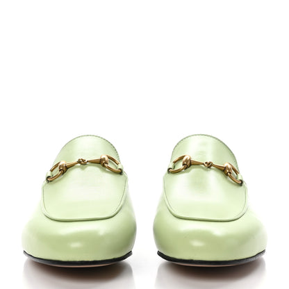 Gucci Malaga Kid Womens Princetown Slippers 37 Pistachio Green 2 of 8