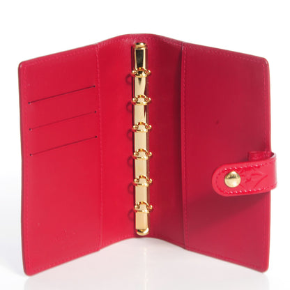 Louis Vuitton Vernis Small Ring Agenda Cover Pomme D'Amour 5 of 7