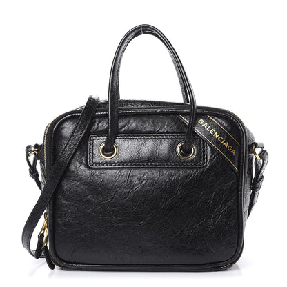Balenciaga Agneau S Blanket Square Tote Black 1 of 8