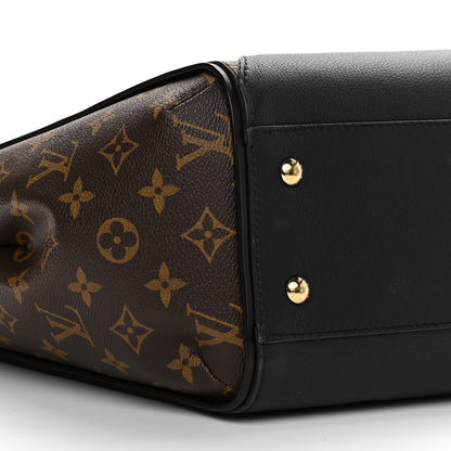 Louis Vuitton Calfskin Monogram Kimono Tote Black 9 of 11