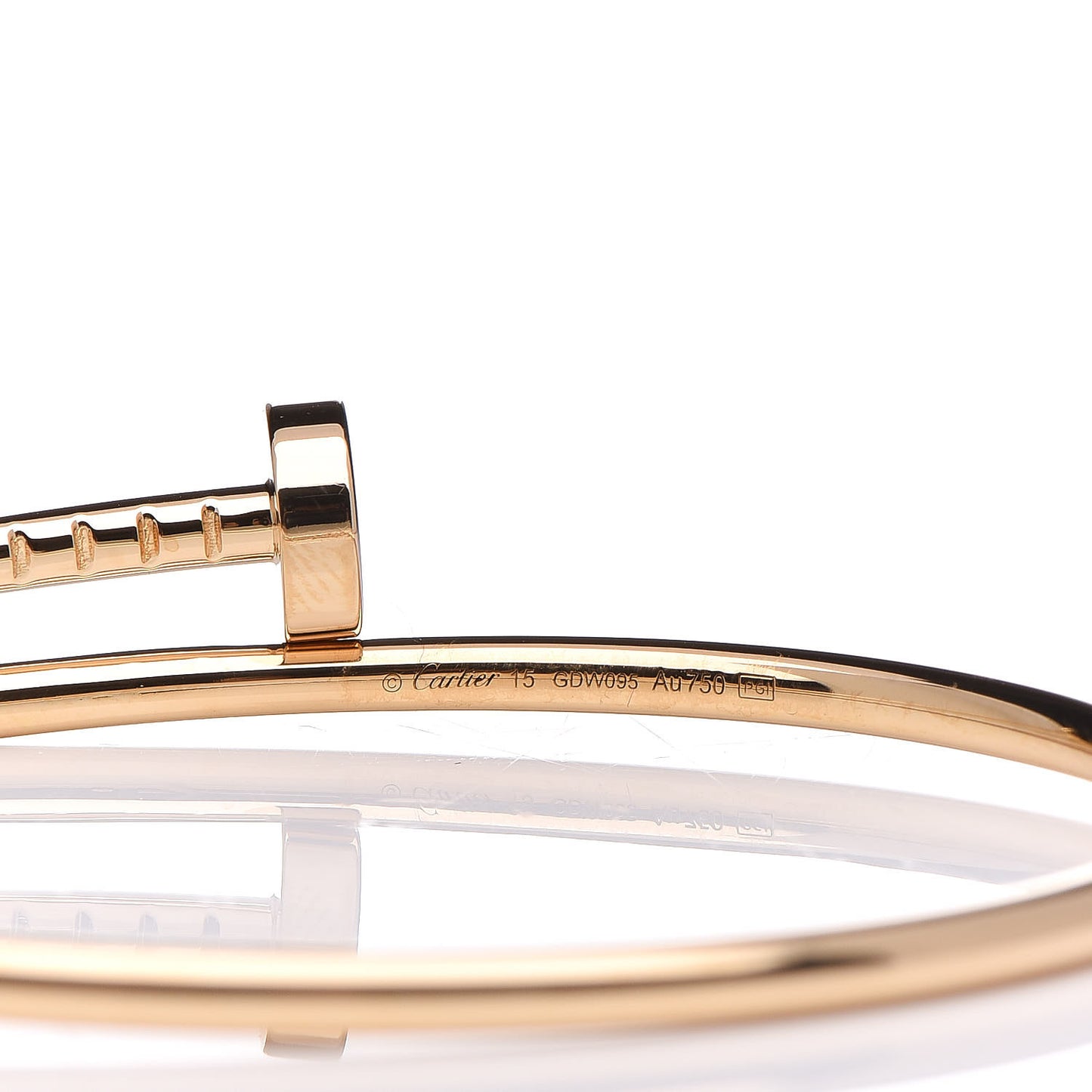 18K Yellow Gold Small Juste Un Clou Bracelet 15