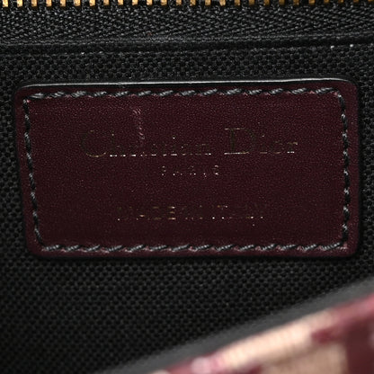 Christian Dior Oblique 30 Montaigne Flap Bag Burgundy 6 of 10