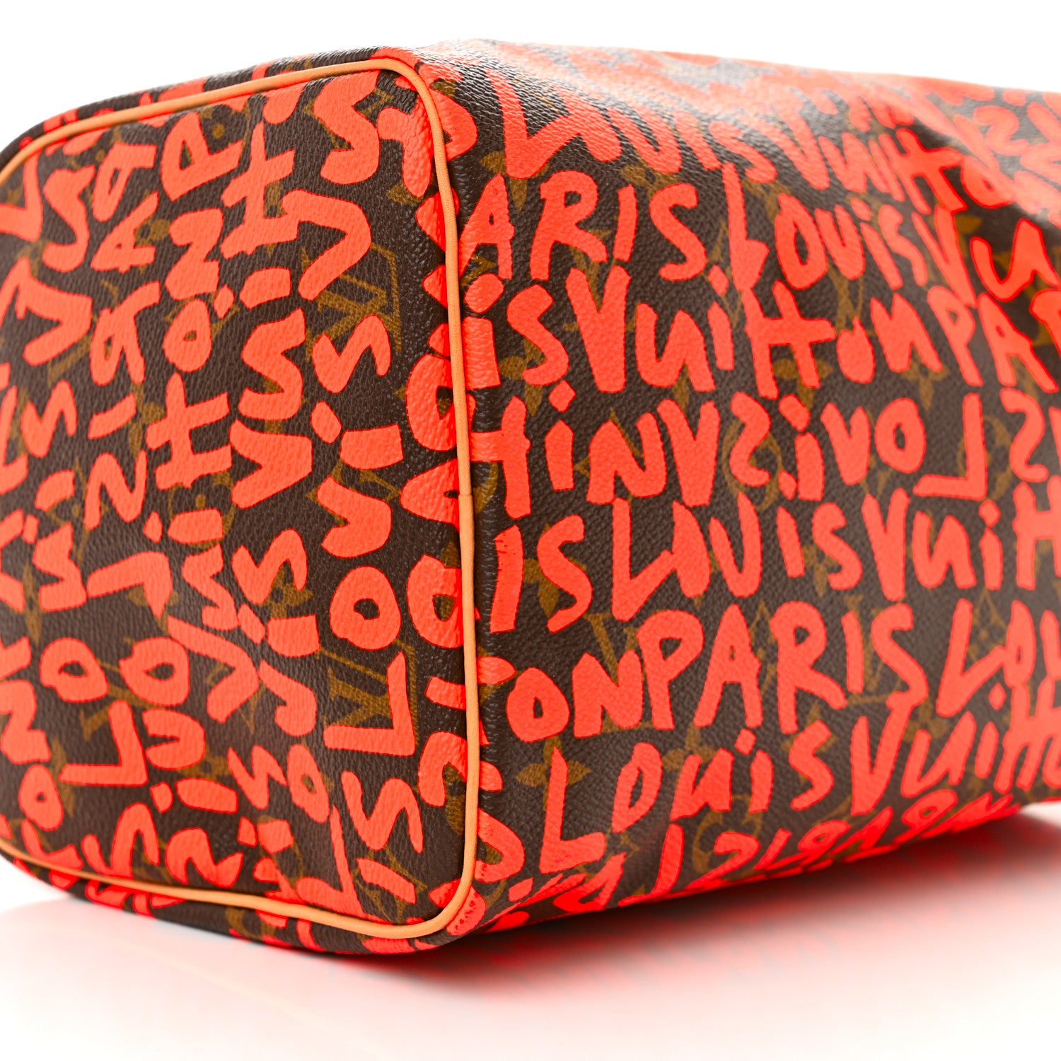 Louis Vuitton Monogram Graffiti Speedy 30 Orange 9 of 10