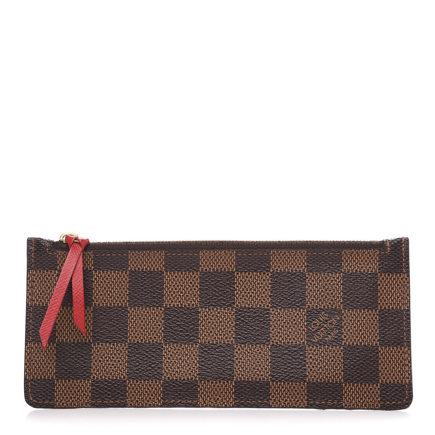 Louis Vuitton Damier Ebene Felicie Chain Wallet Zippered Insert 1 of 5