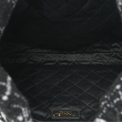Chanel Wool Tweed Quilted Chanel 22 Black Multicolor 6 of 11