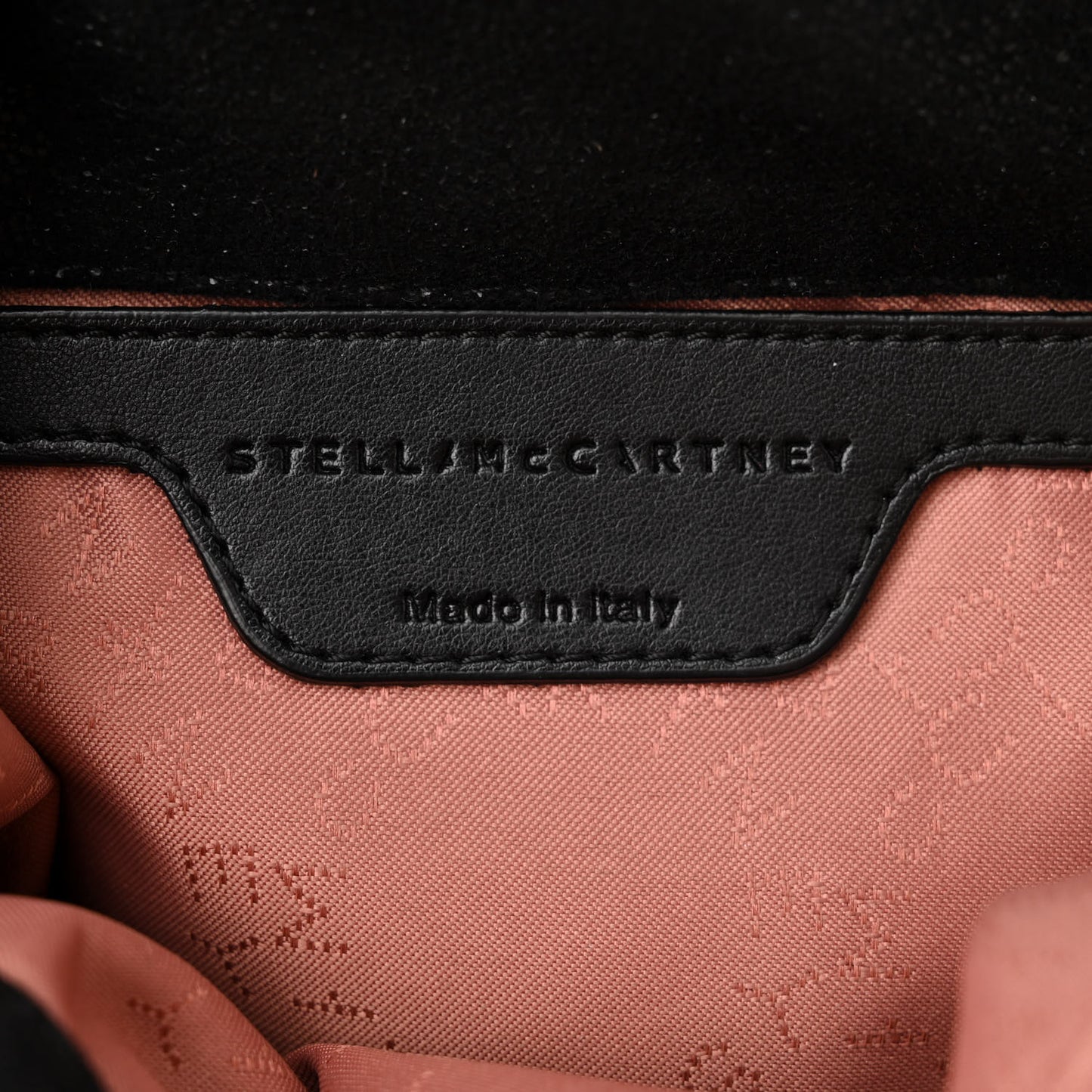 Shaggy Deer Mini Falabella Fold Over Tote Black
