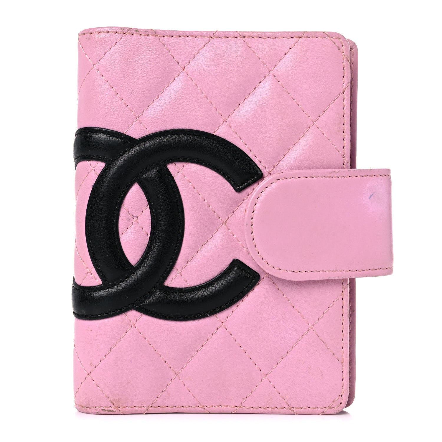 Chanel Calfskin Quilted Small Cambon Agenda Planner Pink 1 of 21