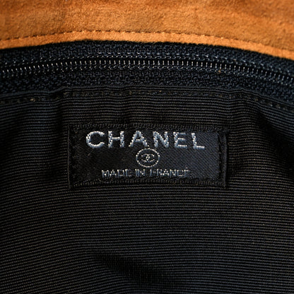 Chanel Suede Patchwork Shoulder Bag Light Brown 5 of 9