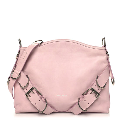 Givenchy Tumbled Calfskin Medium Voyou Bag Old Pink 1 of 10