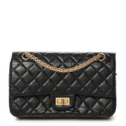 Chanel Aged Calfskin Quilted 2.55 Reissue 225 Flap Black 1 of 10