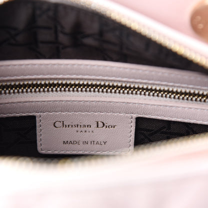 Christian Dior Lambskin Cannage Medium Lady Dior Light Pink 9 of 12