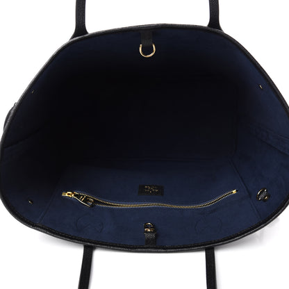 Louis Vuitton Empreinte Monogram Giant Neverfull MM Black 5 of 10