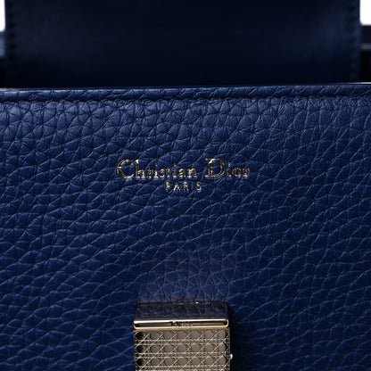 Christian Dior Bullcalf Large Diorever Flap Navy 6 of 9