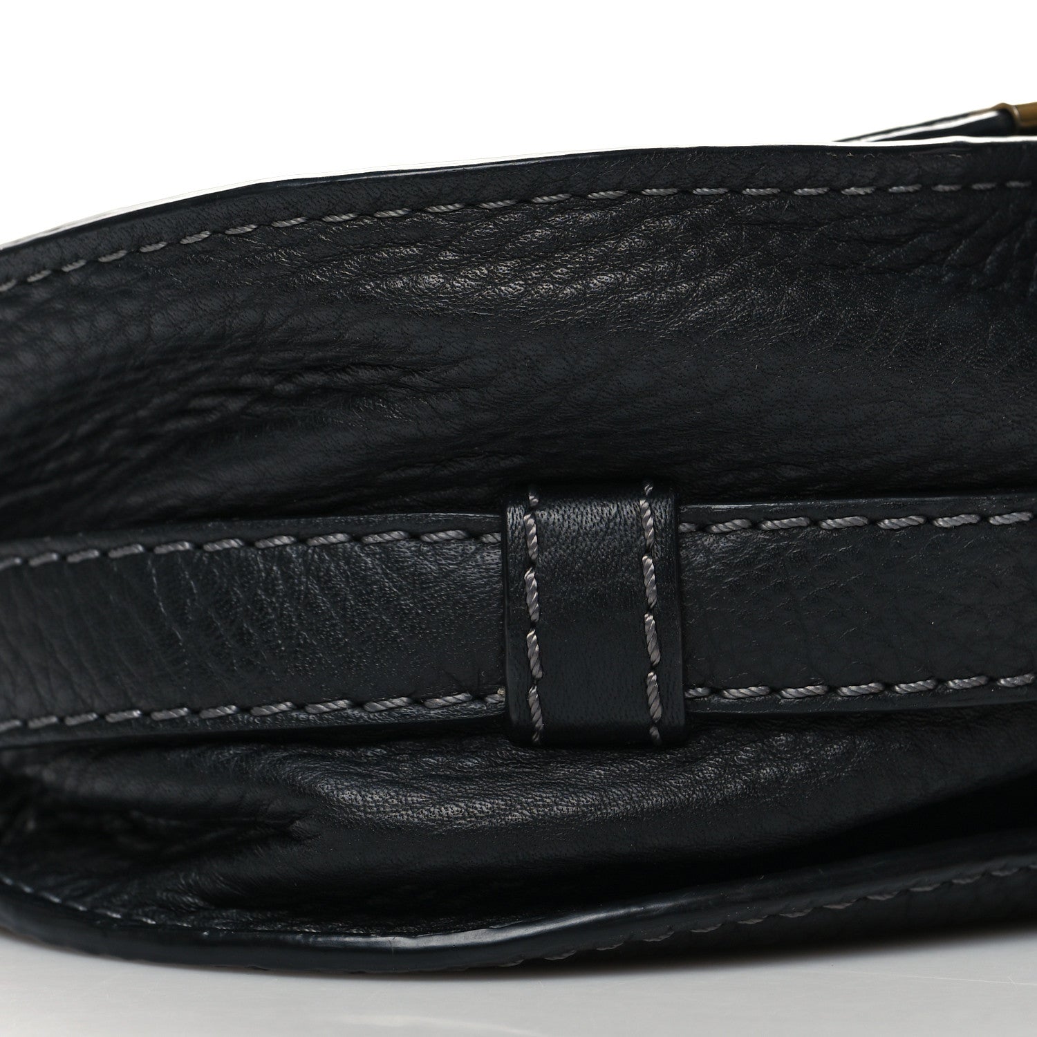 Chloe Calfskin Mini Marcie Round Crossbody Bag Black 8 of 10