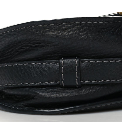 Chloe Calfskin Mini Marcie Round Crossbody Bag Black 8 of 10