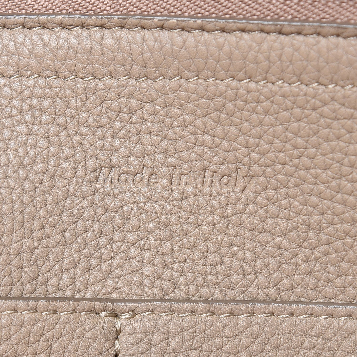 Celine Baby Grained Calfskin Medium Tri-Fold Bag Light Taupe 7 of 12